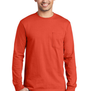 T-Shirt Long Sleeve TALL w/Pocket PC61LSPT