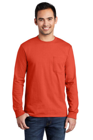 T-Shirt Long Sleeve TALL w/Pocket PC61LSPT